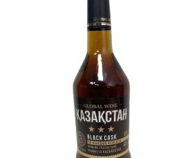 напиток коньяк GLOBAL WINE Казакстан Black Cask 3* 0,5л